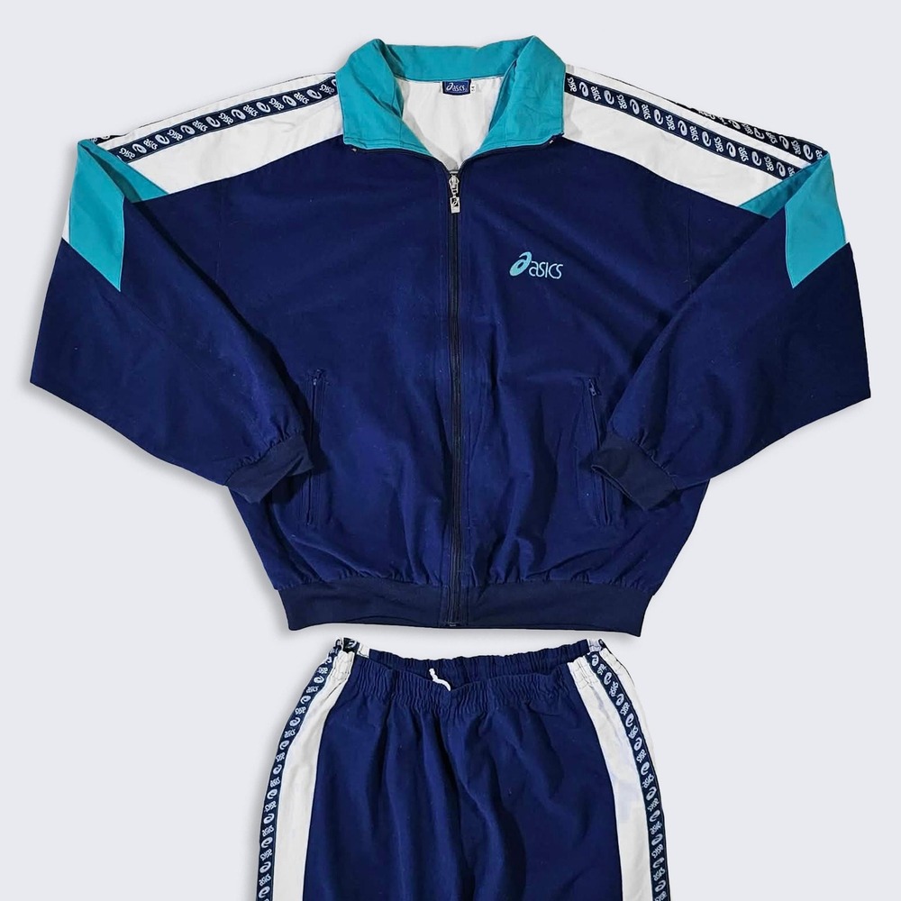 Asics Vintage 90s Full Track Suit - Includes Pants & Jacket
